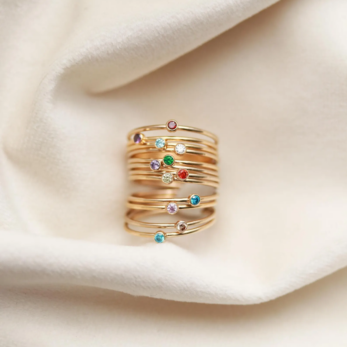 Adalet Birthstone Ring