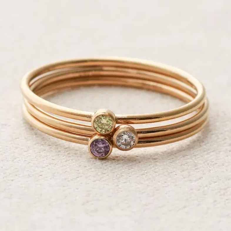 Adalet Birthstone Ring