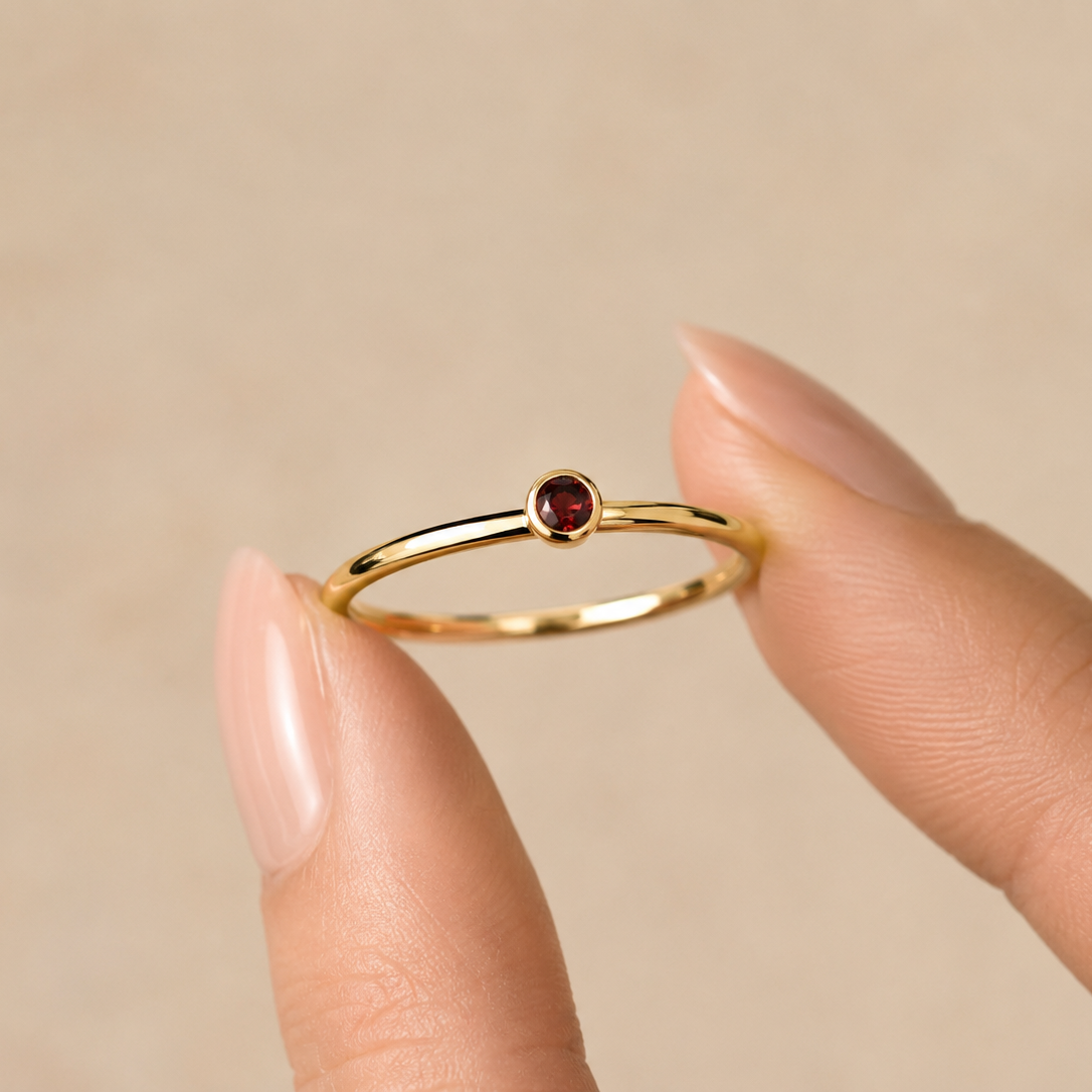 Adalet Birthstone Ring